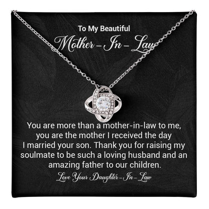Mother-In-Law Necklace Gift from Daughter-In-Law Box