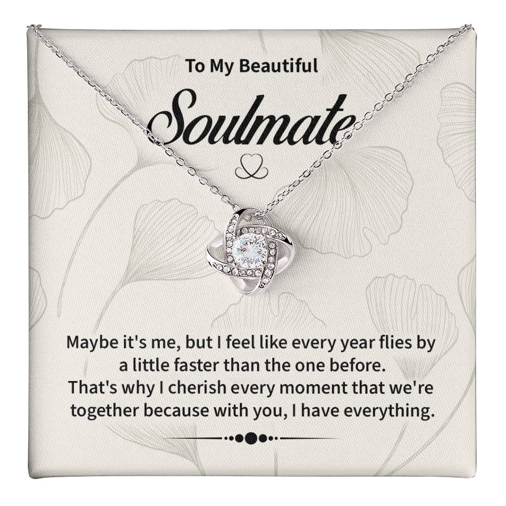 Soulmate Necklace for Her – Gift Box Included