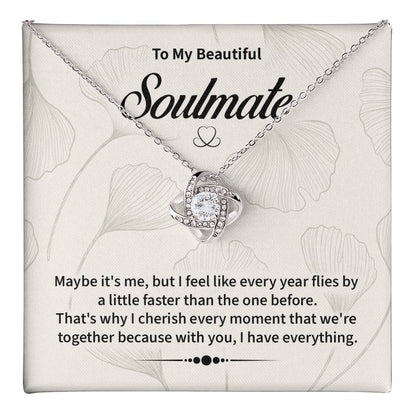 Soulmate Necklace for Her – Gift Box Included