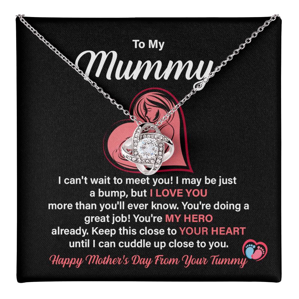 Mother’s Day Gift for Mom from Bump – Love Knot Necklace