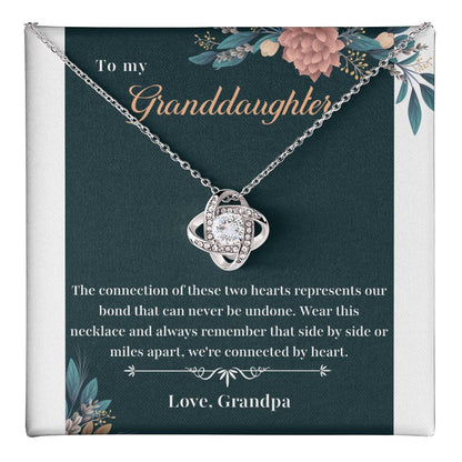 Granddaughter Necklace from Grandpa – Heartfelt Gift Box