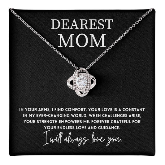 Mother Necklace with Message Card for Mother’s Day