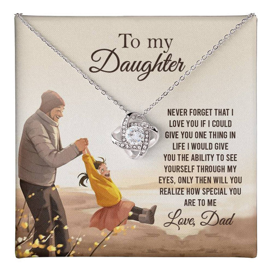 Daughter Necklace Gift from Dad – Love You Forever Jewelry