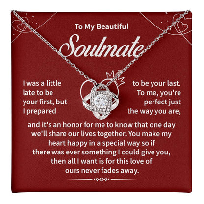 Soulmate Necklace for Her – Romantic Gift Box Jewelry