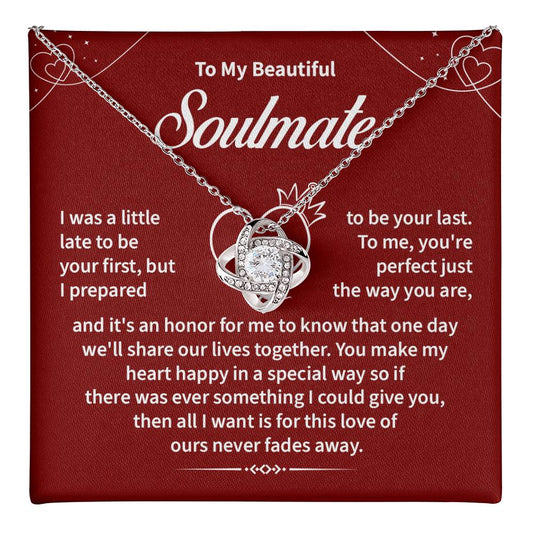 Soulmate Necklace for Her – Romantic Gift Box Jewelry