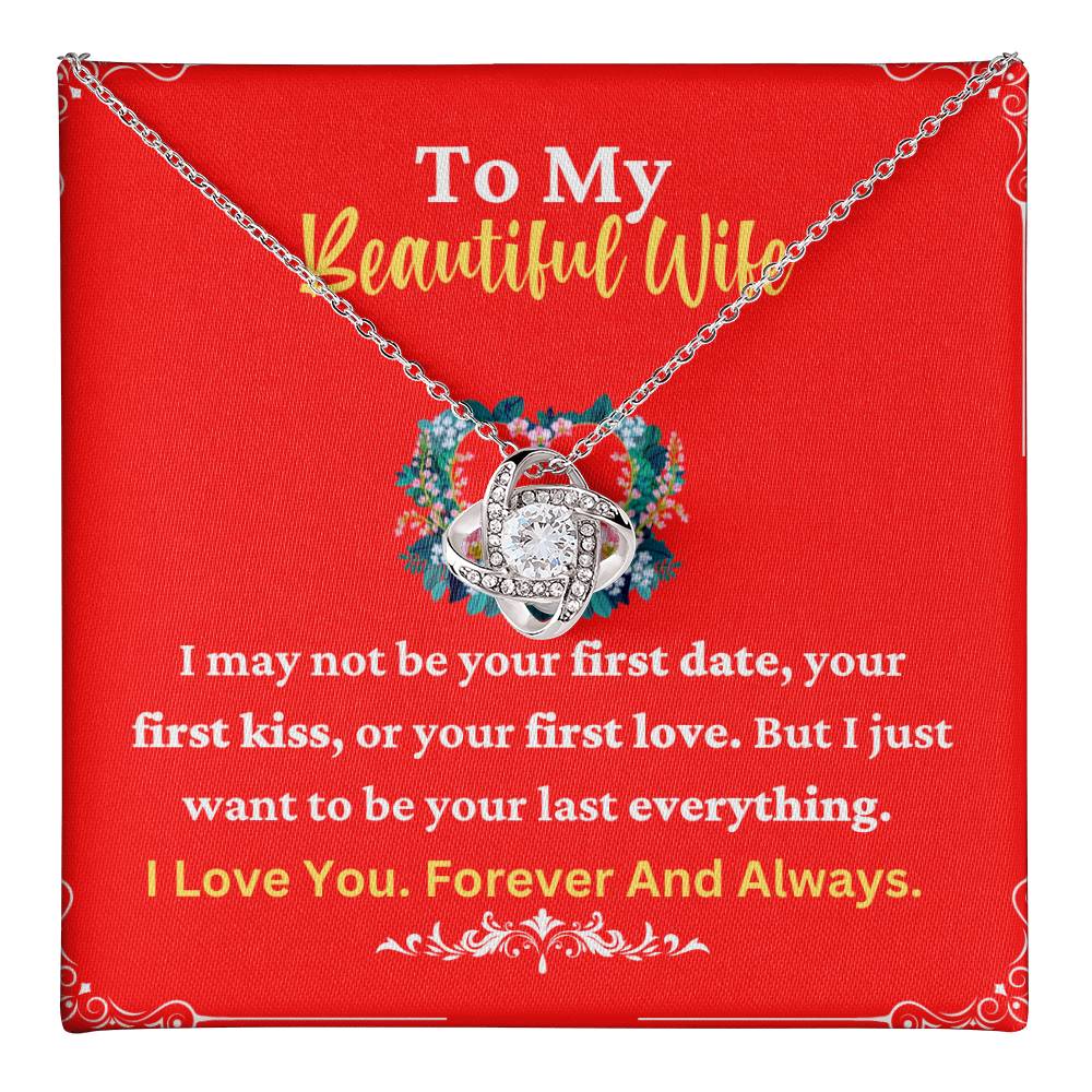Wife Necklace Gift with Forever Love Message