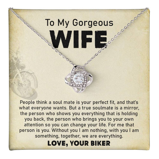 Romantic Necklace Gift For Wife From Biker Husband