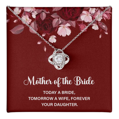 Mother of Bride Gift from Daughter Wedding Card