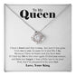 To My Queen Necklace Gift From Your King