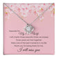 To My Ex-Wife Necklace Gift – With Message Card