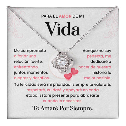 Spanish Romantic Necklace Gift for Her with Love Note