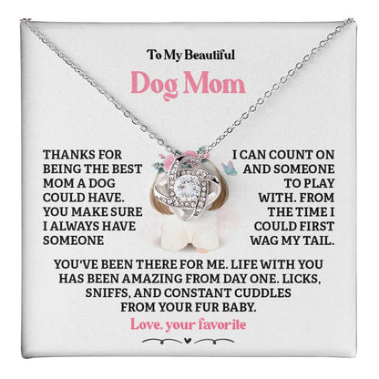 Dog Mom Necklace Gift from Fur Baby – Gift Box