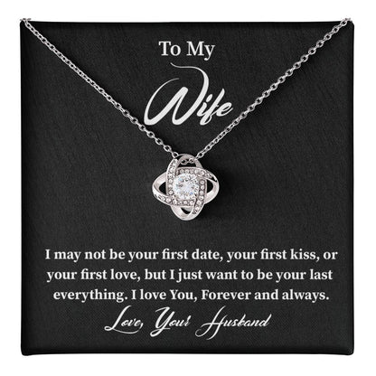 Wife Necklace Gift from Husband with Card & Gift Box