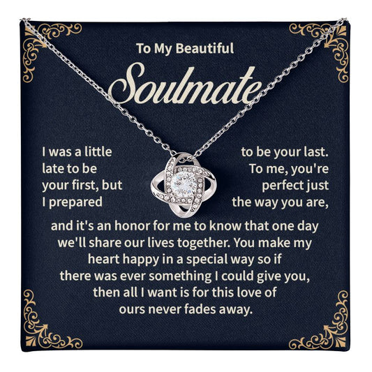 Soulmate Necklace Gift for Her – Elegant Gift Box