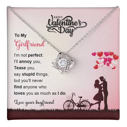 Funny Valentine’s Necklace for Girlfriend Gift