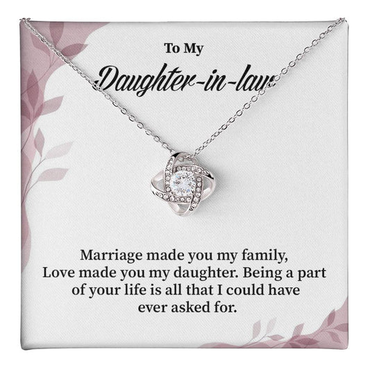 Daughter-in-Law Necklace Gift with Sentimental Card