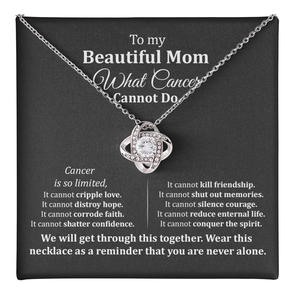 Cancer Support Necklace for Mom – Strength & Hope