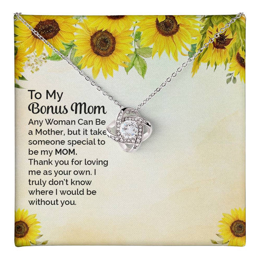 Bonus Mom Necklace – Gift for Stepmom from Daughter or Son