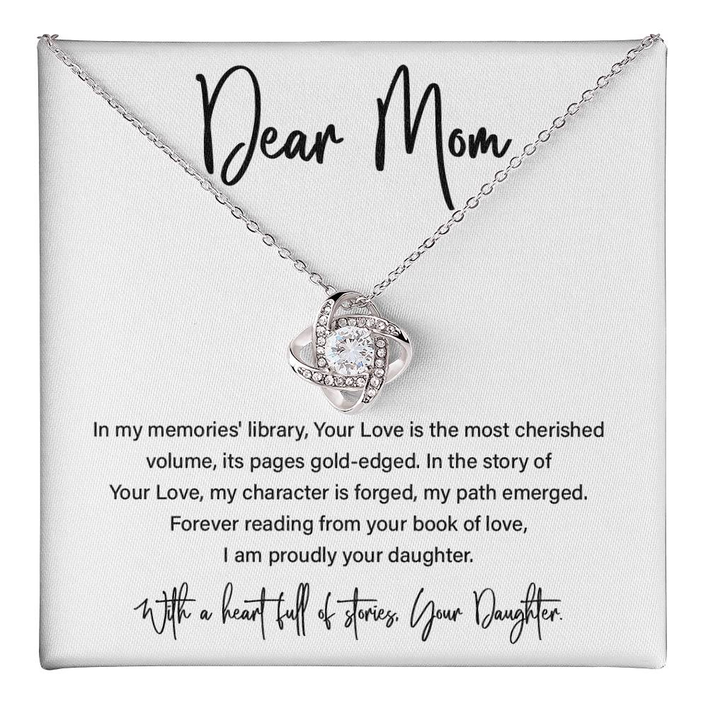 Dear Mom, Best Necklace Gift From Daughters To Mom Inspirational Necklace Gift Best Mother’s Day Necklace Gift Mother-daughter Bond Necklace Gift Jewelry Gift Necklace With Message Thoughtful Gift Necklace Sentimental Necklace Gift