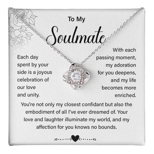 Soulmate Necklace Gift For Wife Or Girlfriend