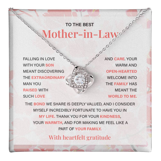Gift from Bride to Mother-in-Law with Message Card