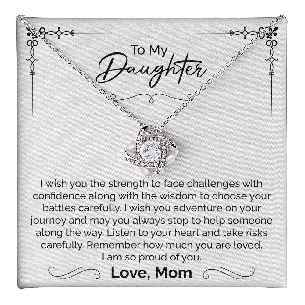 Daughter Gift from Mom – Strength & Wisdom Necklace