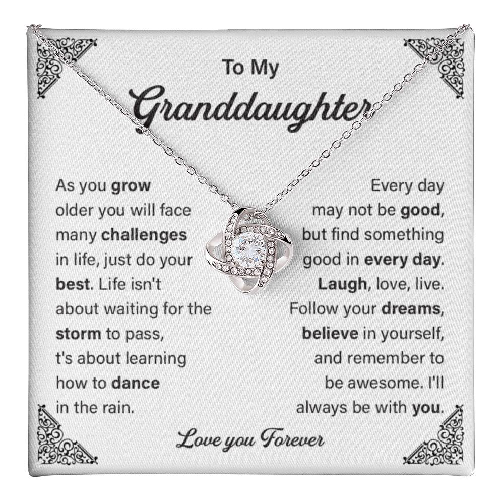 Granddaughter Necklace Gift – Love You Forever