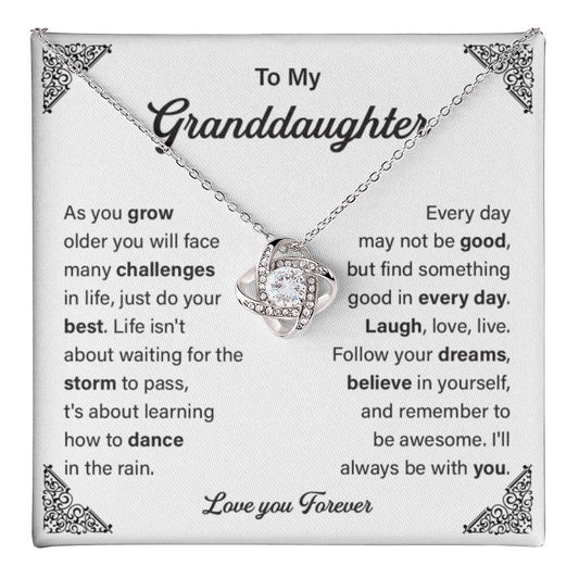Granddaughter Necklace Gift – Love You Forever
