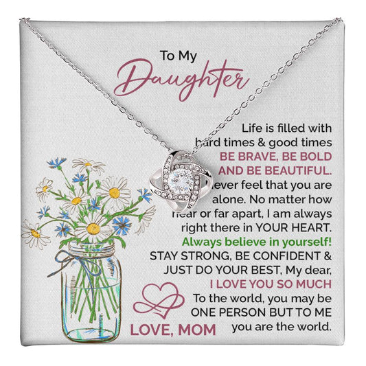 Daughter Gift from Mom – Stay Strong Inspirational Jewelry