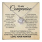 Necklace Gift For Companion from Hunter With Message Card