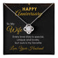 Anniversary Gift for Wife from Husband With Message Card
