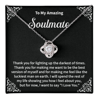 Soulmate Necklace for Her – Romantic Gift for Women