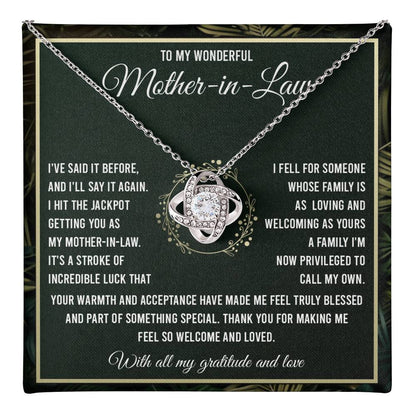Mother-in-Law Necklace Gift from Daughter-in-Law