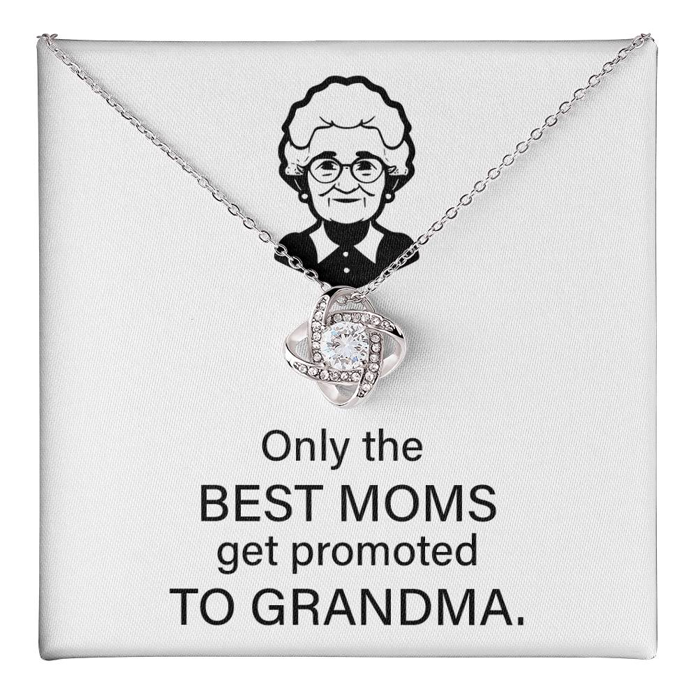 To The Best Moms Who Become Grandmas Grandma Necklace Gift Best Mom To Grandma Gift Jewelry Gift For Grandma Sentimental Jewelry For Grandmother Emotional Keepsake For Grandma Family Connection Necklace Sentimental Keepsake For Grandma