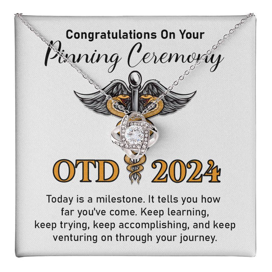 Custom OTD Graduation Necklace Gift for Pinning Ceremony