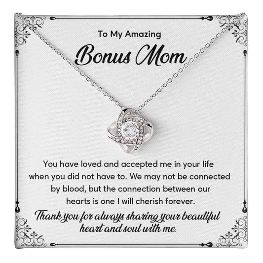 Bonus Mom Necklace Gift from Stepdaughter or Son