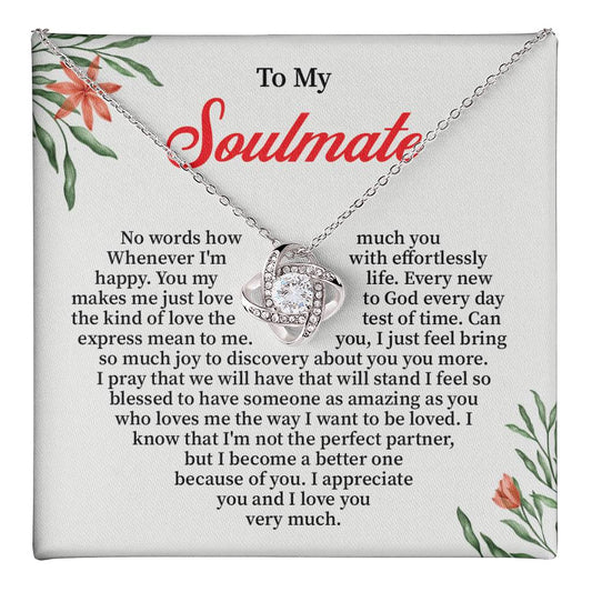 Romantic Soulmate Gift for Her – Message Card & Box