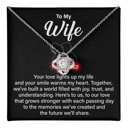 Wife Necklace Gift for Anniversary with Gift Box
