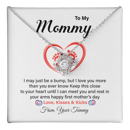 First Mother’s Day Necklace Gift from Baby Bump