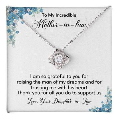 Mother-in-Law Necklace from Bride – Thank You Gift Box