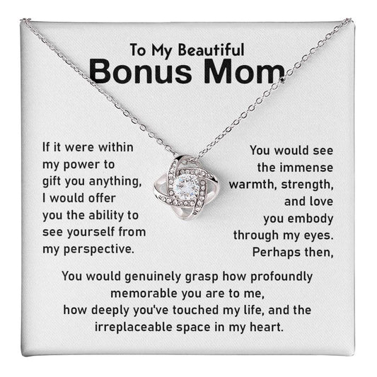Bonus Mom Jewelry Gift With Emotional Message Card