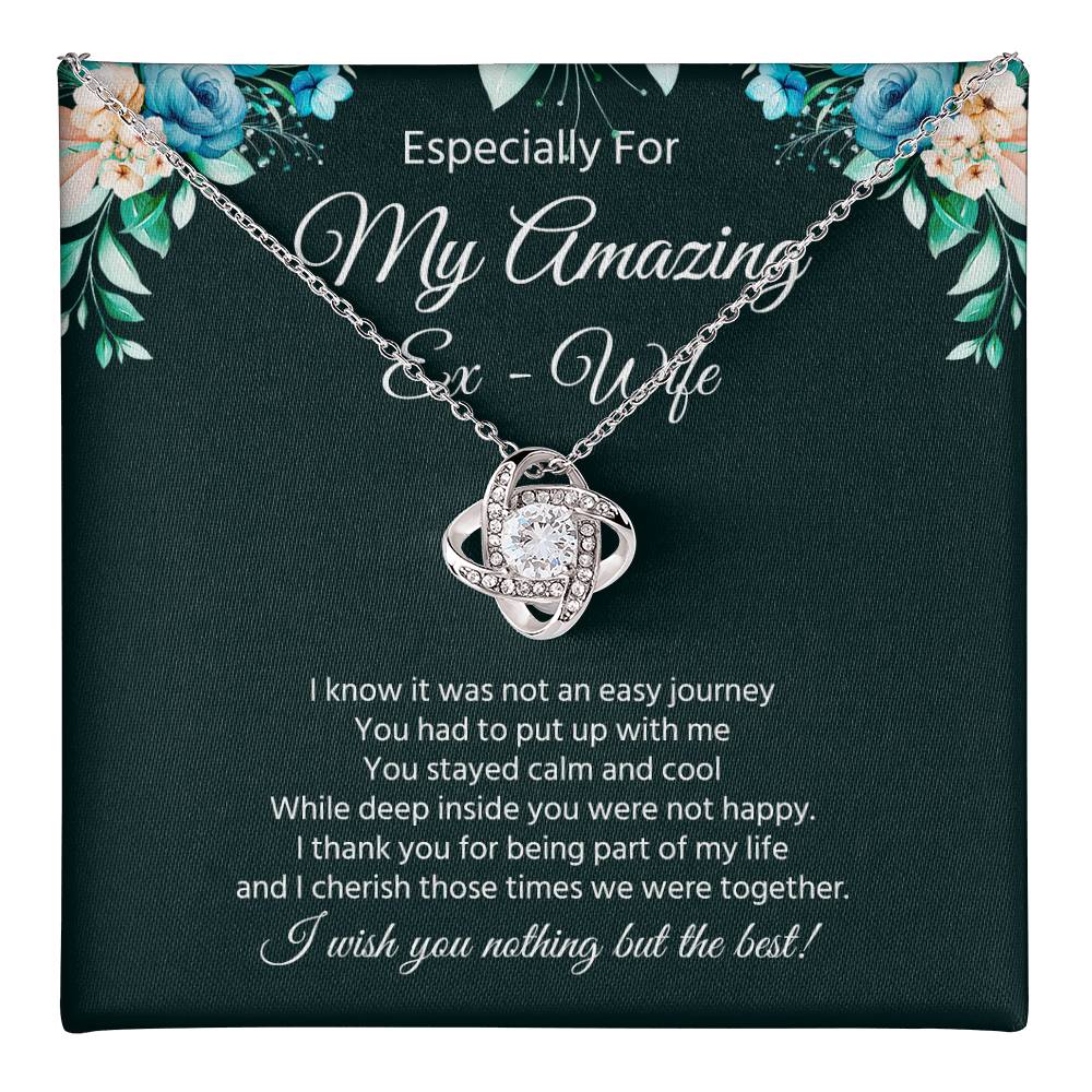 Necklace Gift for Ex-Wife – Thoughtful Message Card