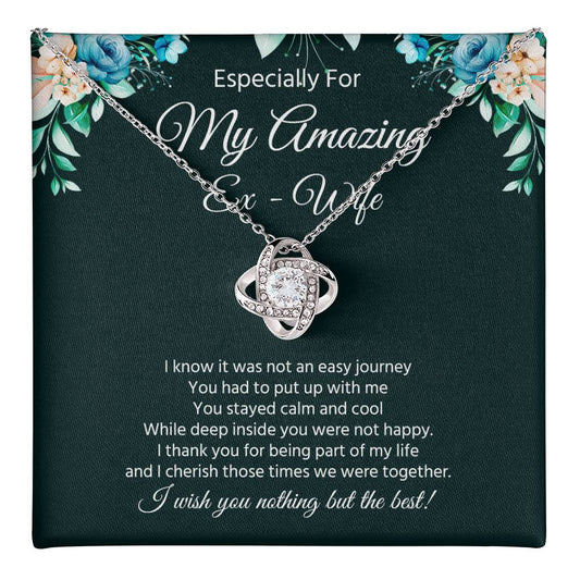 Necklace Gift for Ex-Wife – Thoughtful Message Card