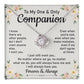 Companion Necklace for One and Only Love With Message Card