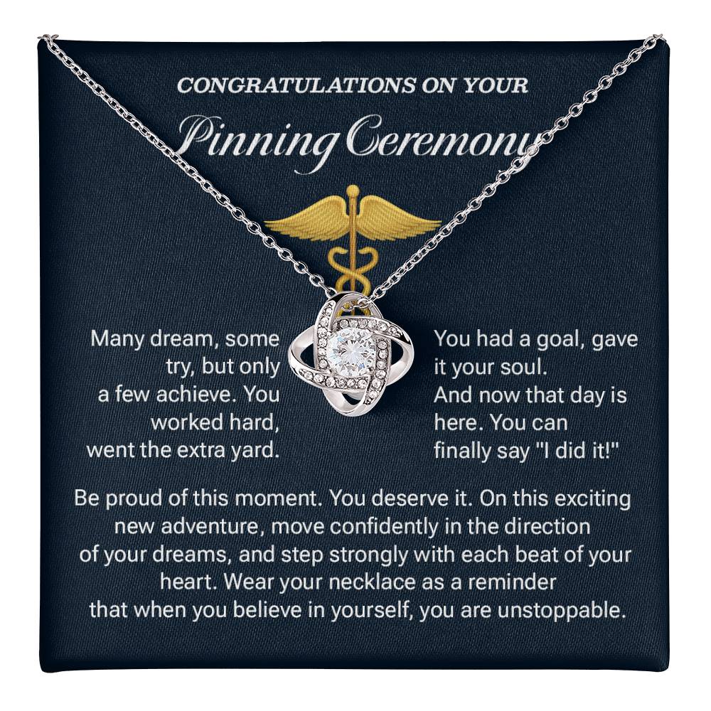 Congratulations On Your Pinning Ceremony Necklace Pinning Ceremony Necklace Gift Congratulations Pinning Ceremony Jewelry Believe In Yourself Necklace Jewelry For New Adventure Graduation Necklace Gift Necklace For Graduates