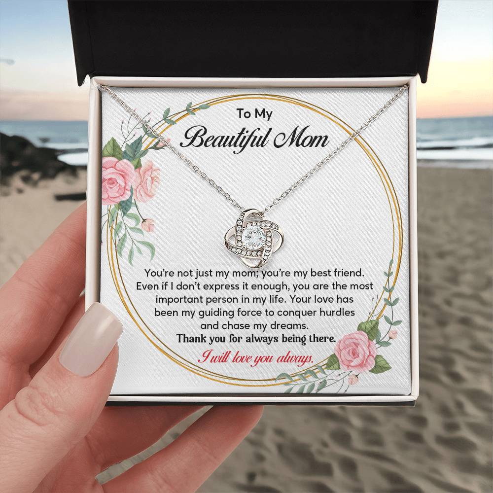 Gift for Mom from Daughter or Son with Message Card