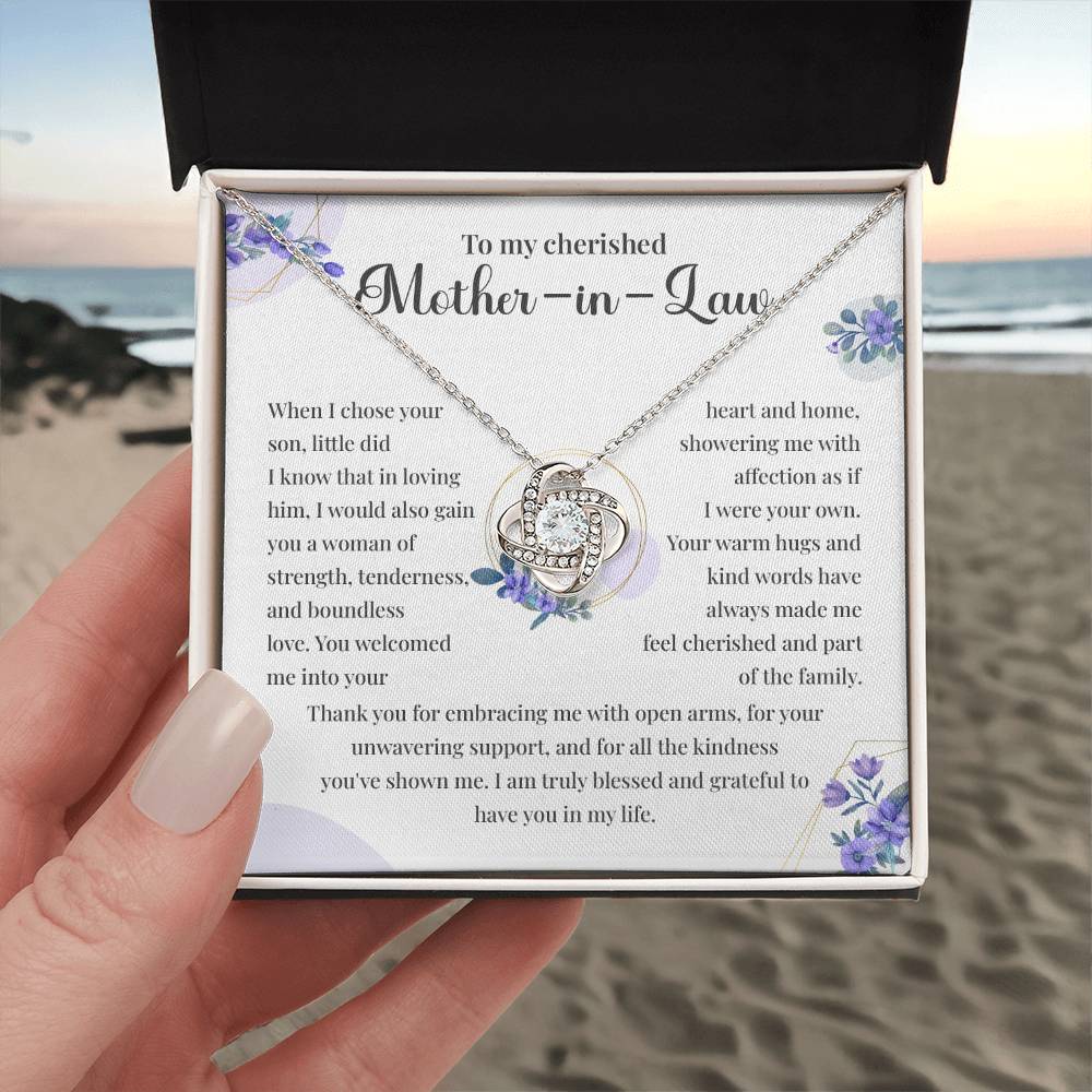 Necklace for Mother-in-law From Bride Wedding Day Gift