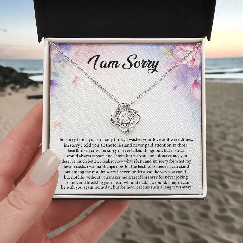 I Am Sorry For Hurting You Necklace.