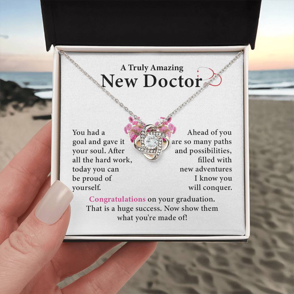 Graduation Necklace Gift for New Doctor Woman