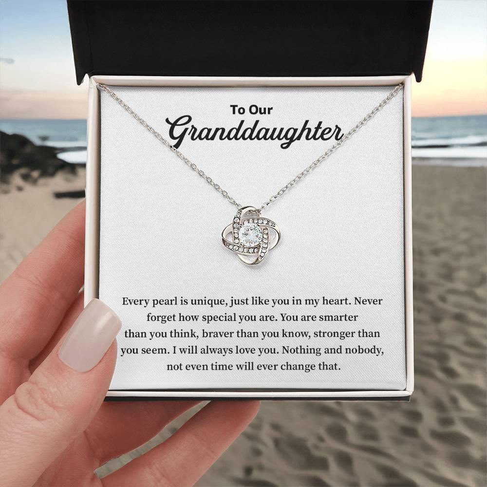 To Our Granddaughter Granddaughter Necklace Gift Sentimental Jewelry For Granddaughter Emotional Keepsake For Granddaughter Jewelry Gift For Granddaughter Unique Pearl Necklace Special Gift For Granddaughter Meaningful Gift For Granddaughter